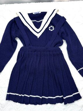 Vintage Carriage Boutiques Toddler Sailor Outfit, Unknown Size, Top & Skirt set